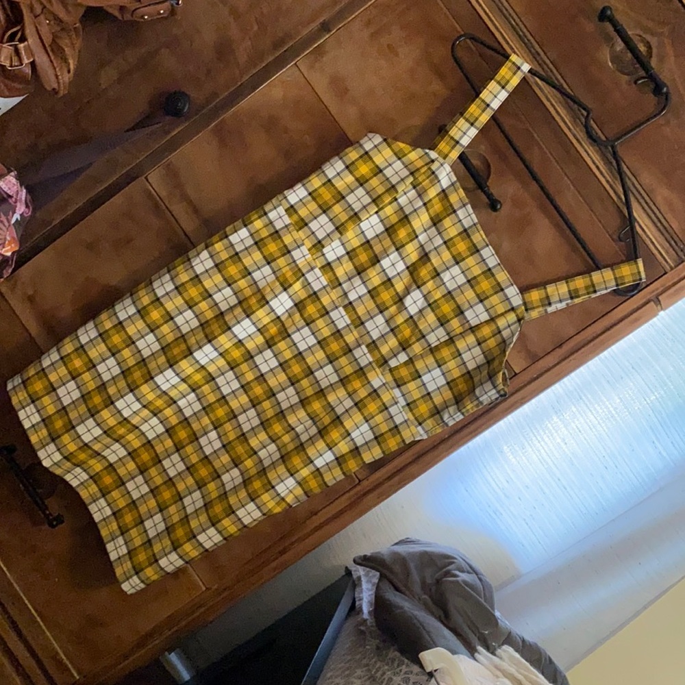 Plaid Yellow and Black dress from H&M